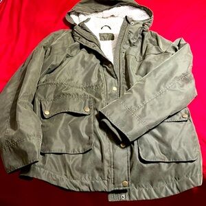 Army green jacket
